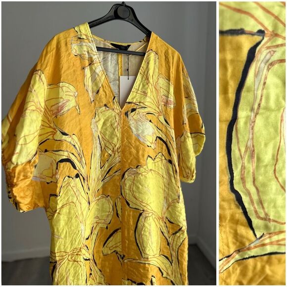 ZARA ZW COLLECTION PRINTED DRESS - Picture 2 of 13